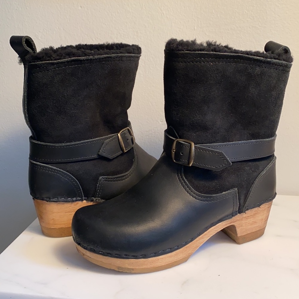 No.6 Clogs-Shearling Clog Boot - Size 39 - image 5